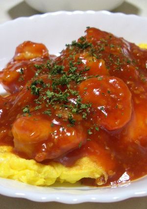 ☆エビチリ卵のせ☆-レシピのメイン写真