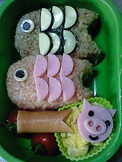 こいのぼり(キャラ弁)-レシピのメイン写真
