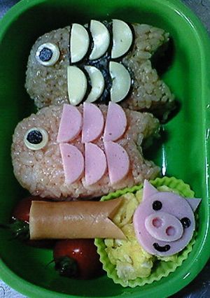 こいのぼり(キャラ弁)-レシピのメイン写真