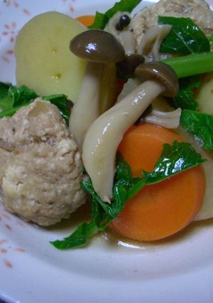 大根と肉団子の煮物-レシピのメイン写真