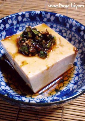 冷奴　黒酢薬味のせ-レシピのメイン写真