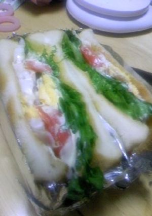 ぱっぱと簡単ホットサンド-レシピのメイン写真