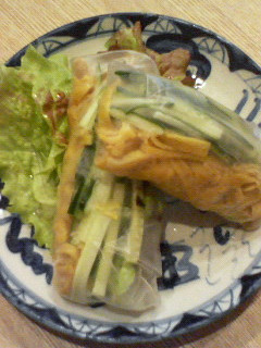 棒々鶏風・生春巻き-レシピのメイン写真