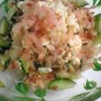天カスすりゴマ効いてる豆腐&シラスサラダ