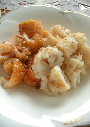 韓国の味で紅白かのこイカ　オジンオクイ　-レシピのメイン写真