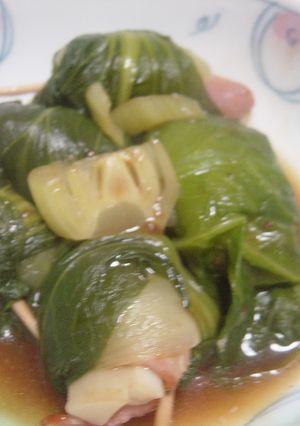 チンゲン菜巻き-レシピのメイン写真