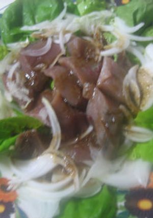 バルサミコ酢入り醤油タレ鰹と玉葱のサラダ-レシピのメイン写真