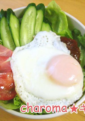 ロコモコ丼-レシピのメイン写真