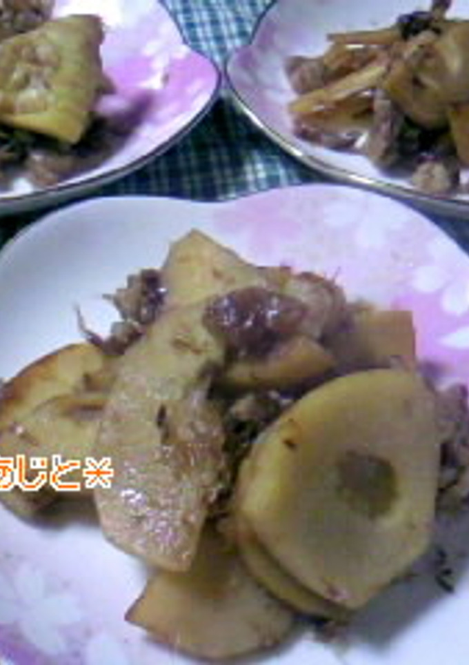 香りの筍とコクの豚肉の土佐煮-レシピのメイン写真