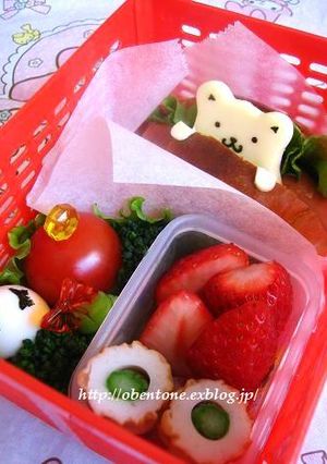 キャラ弁♪クマちゃんのかくれんぼドック♪-レシピのメイン写真