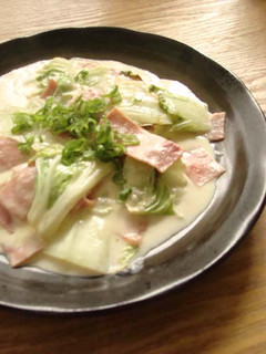 白菜とハムのクリーム煮-レシピのメイン写真