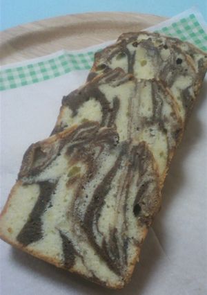 花丸◎ココアマーブルケーキ-レシピのメイン写真