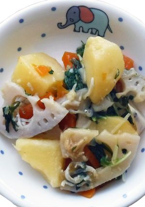【保育園給食】じゃがじゃこサラダ-レシピのメイン写真
