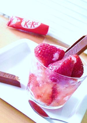 凍った生果実♥....シャンパンゼリー♥-レシピのメイン写真