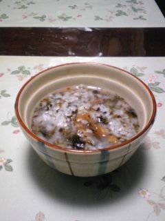 簡単!梅粥-レシピのメイン写真