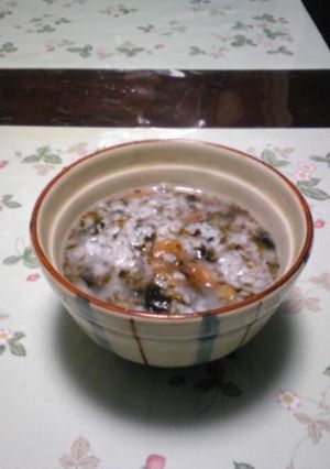 簡単！梅粥-レシピのメイン写真