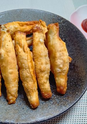 餃子の皮で❣アスパラばらチーズ揚げ-レシピのメイン写真