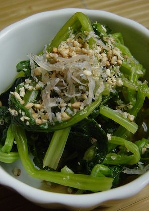 カルシウムたっぷり青菜のおひたし-レシピのメイン写真
