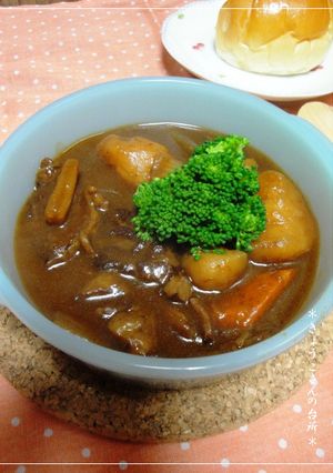 圧力鍋と市販のルウで♪簡単ビーフシチュー-レシピのメイン写真