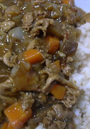 茄子のカレー玄米ごはん-レシピのメイン写真