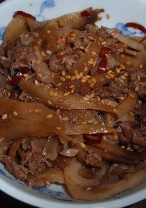 こってり☆牛肉のきんぴら-レシピのメイン写真