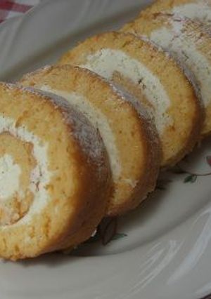 カステラ風味のロールケーキ♪-レシピのメイン写真