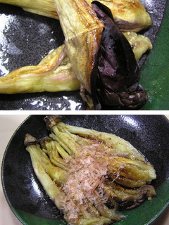焼きナスの皮ペロンと剥ける~なすの板ずり-レシピのメイン写真