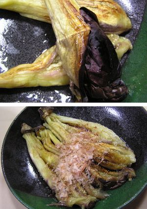 焼きナスの皮ペロンと剥ける～なすの板ずり-レシピのメイン写真