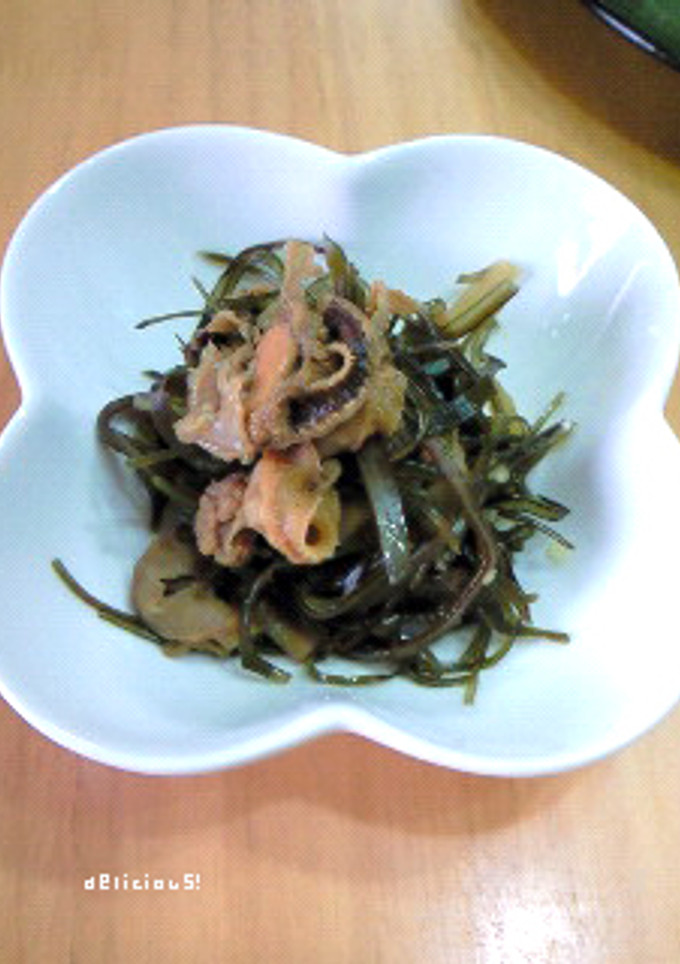 ホタテのヒモ肝＆刻み昆布の煮付け-レシピのメイン写真