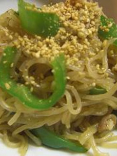 糸こんにゃくとピーマンの炒め煮-レシピのメイン写真