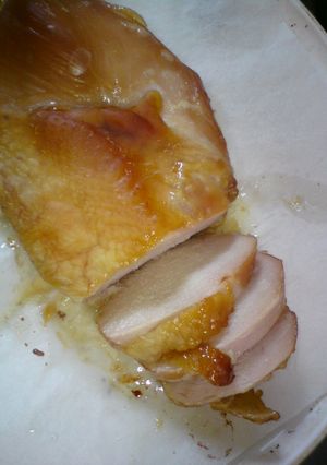 鶏むね肉で焼豚みたいなローストチキン-レシピのメイン写真