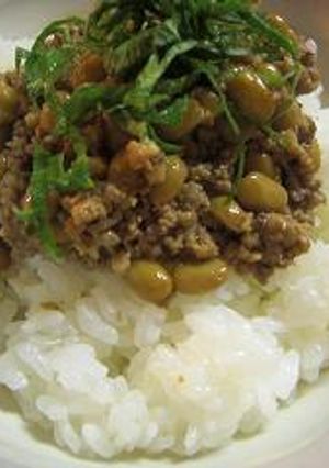 納豆ひき肉丼-レシピのメイン写真