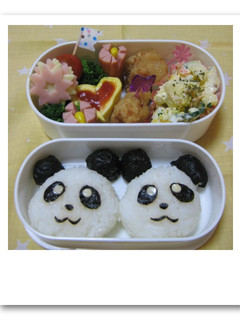 ★パンダのキャラ弁★-レシピのメイン写真