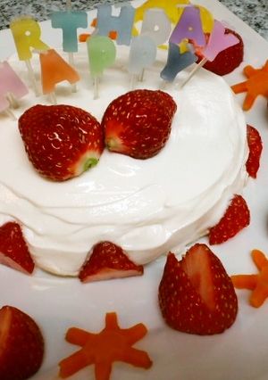 ★赤ちゃんでも安心ケーキ★-レシピのメイン写真