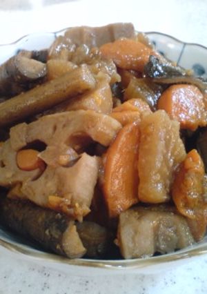 簡単♪根菜の煮物(圧力鍋で)-レシピのメイン写真