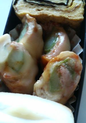 豚アスパラ巻きチーズのっけ(*'v`*)-レシピのメイン写真