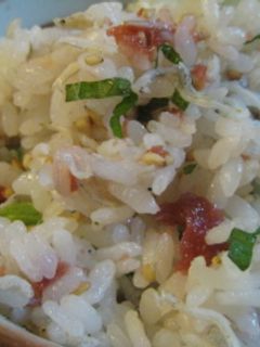 梅しらすご飯-レシピのメイン写真