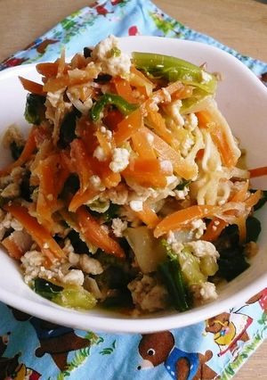 ツナの炒り豆腐-レシピのメイン写真