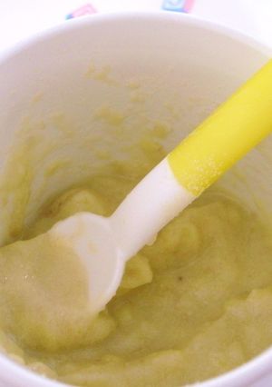 離乳食 6ヶ月のバナナヨーグルト-レシピのメイン写真
