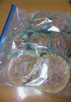 【お弁当】レンジパスタで簡単たらこスパ-レシピのメイン写真