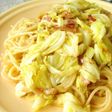 チーズがとろ~り♪キャベツのパスタ