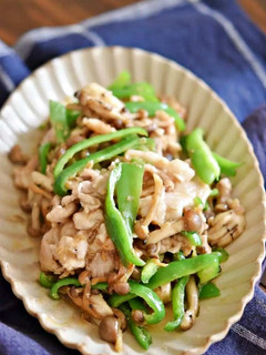 豚こまとピーマンの味噌炒め【作り置き】-レシピのメイン写真