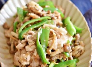 豚こまとピーマンの味噌炒め【作り置き】-レシピのメイン写真