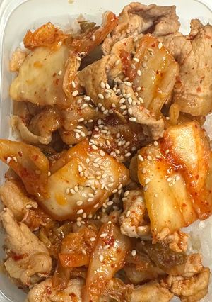 豚キムチの冷凍弁当-レシピのメイン写真