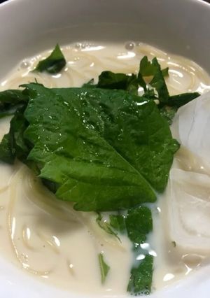 豆乳大葉冷やしスパゲッティ-レシピのメイン写真