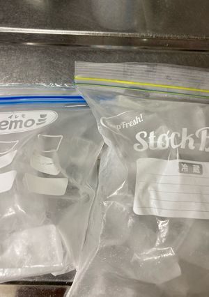 氷のストック。結構便利です。-レシピのメイン写真
