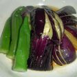 茄子とオクラのピリ辛揚げ浸し