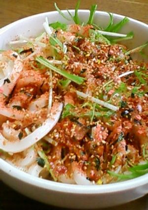 佐々木さんちの美味しいぃぃ～タラコうどん-レシピのメイン写真