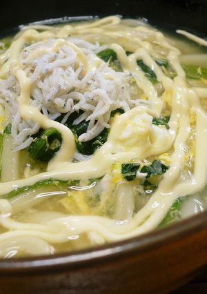 マヨで～♪　クリーミーうどん☆-レシピのメイン写真