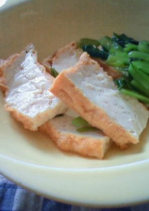 ☆小松菜と厚揚げの煮物☆-レシピのメイン写真